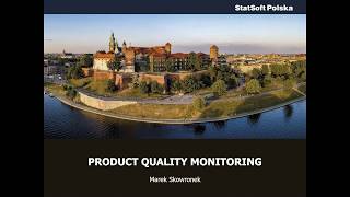 StatSoft Webinar: GMP Branche - Product Quality Monitoring
