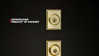 Enjoy peace of mind from a dual-lock design | Peralta™ Handleset
