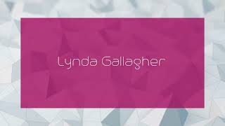 Lynda Gallagher - appearance