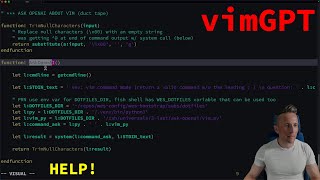 vim + GPT