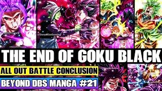 Beyond Dragon Ball Super The End Of Goku Black! Universe 7 All Out Battle Conclusion On Earth!