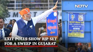 Exit Polls Predict BJP Win In Gujarat, AAP's Victory In Delhi Civic Polls