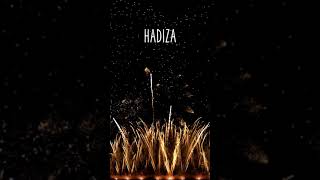 BON ANNIVERSAIRE HADIZA !