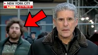Reporter Gets Surprise LIVE On Air When Patriot Walks By