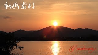 【動画素材】　夕焼け（sunset）　NO 01