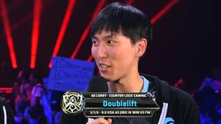 Doublelift and Aphromoo Interview - Worlds 2015 D1G5 - League of Legends