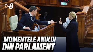 Momentele anului din Parlament. Deputații PAS și BCS s-au tachinat aproape la fiecare a doua ședință