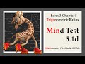 KSSM Mathematics Form 3 Chapter 5 | Mind Test 5.1d | Trigonometric Ratio