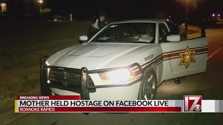 Suspect in custody after he held mother hostage in Roanoke Rapids, police say