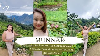 Vlog2: Kerela series - Munnar Attukad Waterfalls,Top Station,Botanical \u0026 Rose Garden ‎@alodiasharma