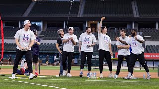 MLB Players Take On Major League Wiffle Ball Players