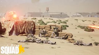 Desert Siege Ends in a CRAZY Infantry and Tank Battle | Squad Eye in the Sky Gameplay
