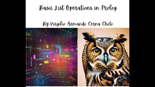 Basic List Operations in Prolog #prolog #programming #computerscience
