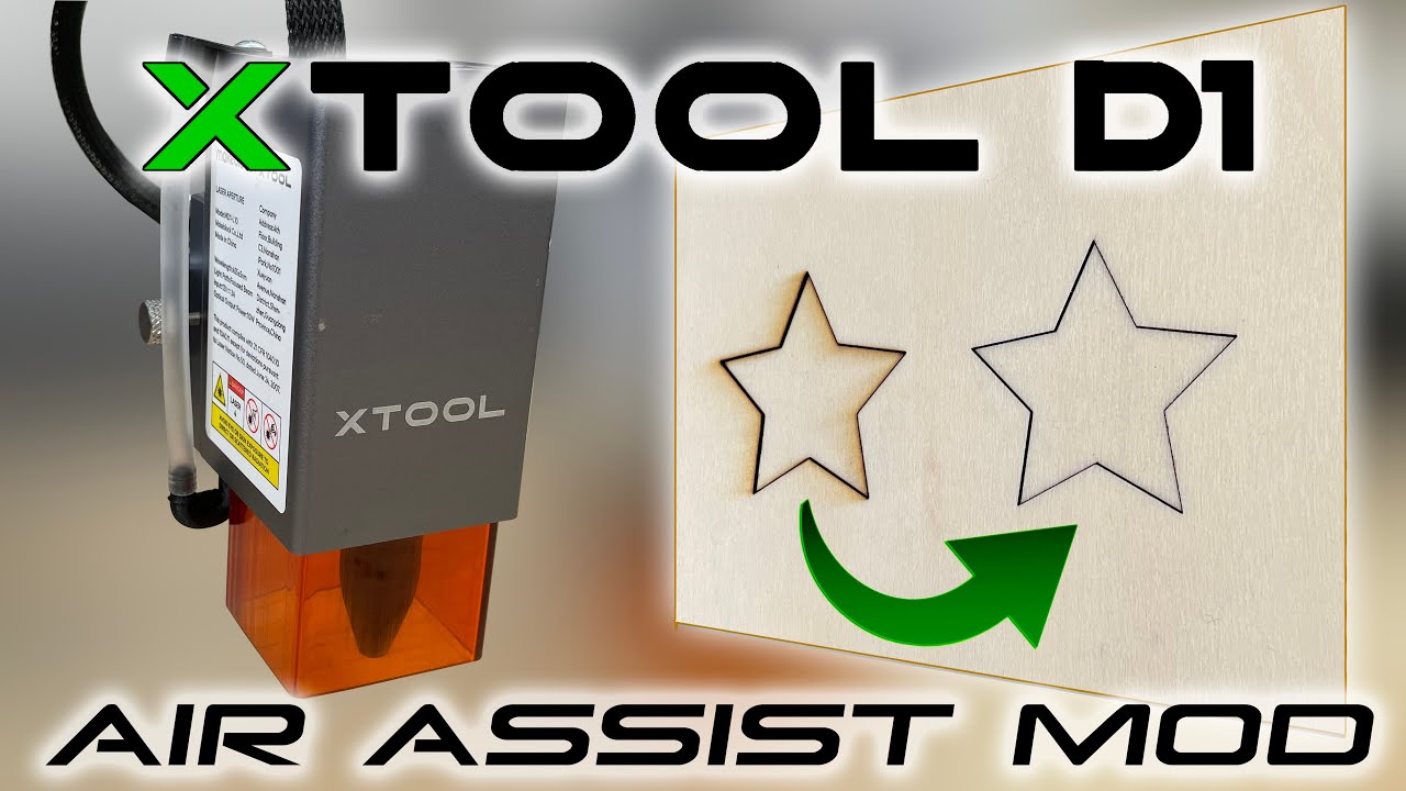 Xtool D1 Laser Engraver And Cutter Air Assist Mod Redsail Laser