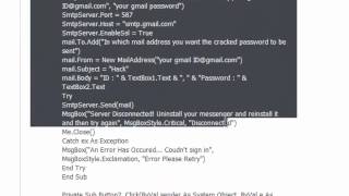 Phishing Program In VB 2008