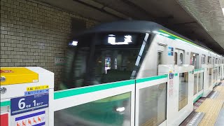 東京メトロ千代田線 16000系回送 西日暮里駅通過