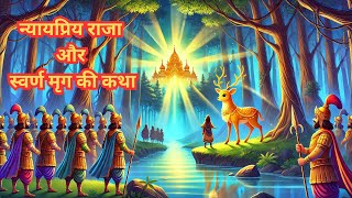 न्यायप्रिय राजा और स्वर्ण मृग की कथा/HINDI CARTOON STORY/HINDI KAHANI/MAJEDAR KHANAI/MANOHAR KAHANI