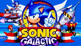 Sonic Galactic - A Superb SEGA Saturn Styled Sonic Fan Game (All 5 Levels, Bosses \u0026 3D Bonus Levels)