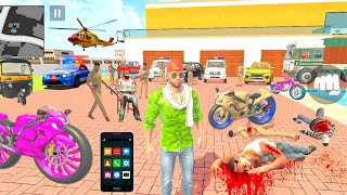 😭 Franklin Ko Police Ne Maar Diya 💥😱 Indian Theft Auto 💥🤩 Indian Bike Driving 3d 💥🤯 New Update Cheat