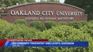 OCU community frustrated with layoffs, suspension