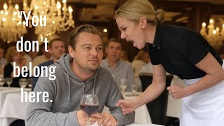 Liberal Waitress MOCKS Leonardo DiCaprio in a Luxury Restaurant, Not Knowing He Owned It