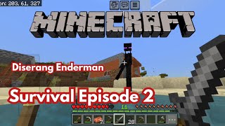 Minecraft Survival Episode 2 | Sudah Membangun Rumah #minecraft #survival