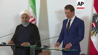 Austria discusses Iranian diplomat with visiting Rouhani