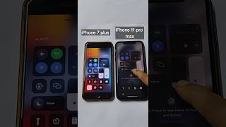 iPhone 7 plus vs iPhone 11 pro max | IPS LCD VS XDR OLED | #shorts #vs #11promax #trending #ios15