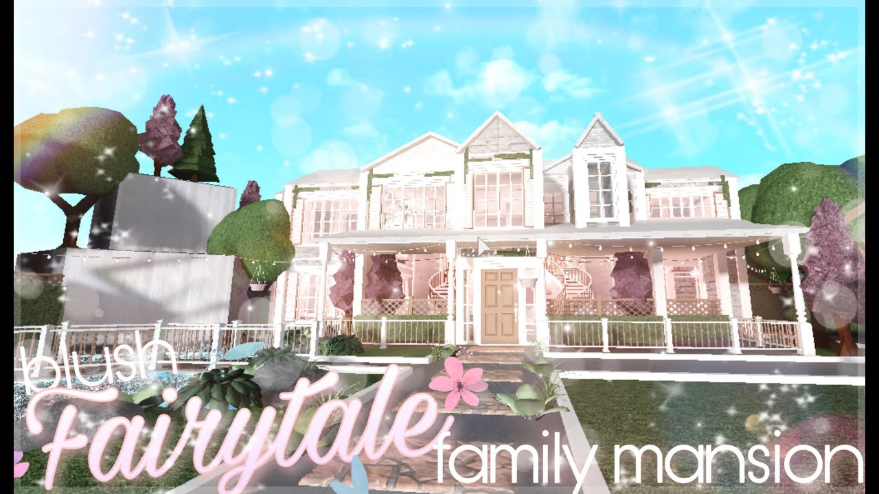 Roblox Bloxburg Modern Mansion Blush House