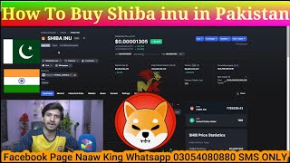 How To Buy Shiba inu in Pakistan