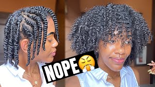 FLAT TWIST OUT FAIL ON NATURAL HAIR - What did I do wrong sis?!! UGHHHH