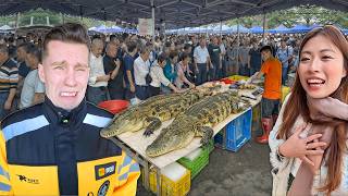 Inside China’s Most Extreme Market 🇨🇳 Crocodiles, Cobras & Foods You’ve Never Seen