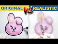 HOW TO DRAW COOKY BT21 CHARACTERS IN A REALISTIC STYLE | Original version turned in realistic way