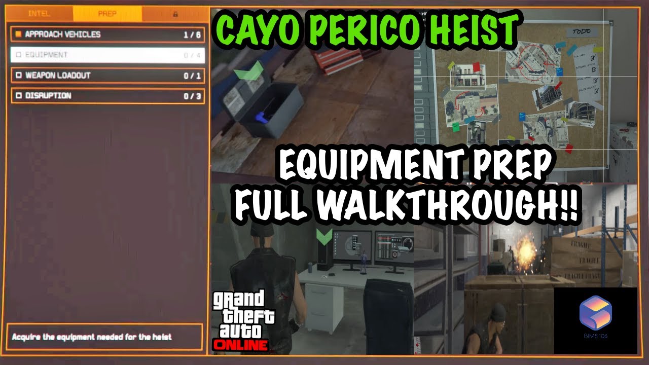 Cayo Perico Heist: Complete Equipment Prep Missions Guide & Walkthrough ...