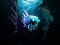 mysterious creature moving strangely underwater 🌊👀 deepsea mystery