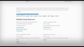 DeKalb County Inmate Search
