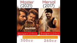 Master vs Mersal box office collection|mersal vs master collection|#master #shorts #thalapathyvijay