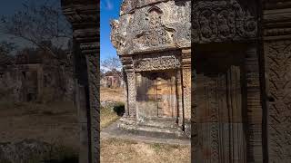 ចម្លាក់ប្រាសាទព្រះវិហារ Stone Carving at Preah Vihear Temple is the Concept of Banteay Srei Temple