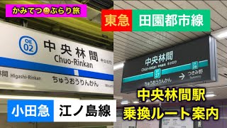 【乗換案内】中央林間駅（小田急江ノ島線・東急田園都市線）【かみてつ😃ぶらり旅】