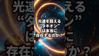 光速を超える“タキオン”は本当に存在するのか？　#宇宙　#雑学