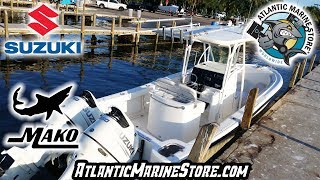 23' Mako Limited Repowered with Twin 150 HP Suzuki's by Atlantic Marine