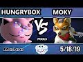 GOML 2019 SSBM - Liquid` Hungrybox (Jigglypuff) Vs. EMG | Moky (Fox) Smash Melee Tournament Pools