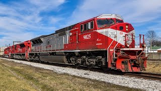 Chasing The Indiana Railroad From Indianapolis To Tulip, IN With INRD 9025 In The Lead! 3/8/20