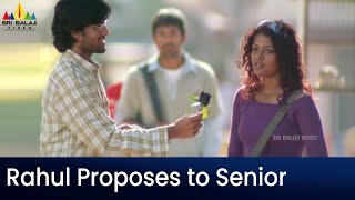 Rahul Proposes to a Senior Girl | Happy Days | Telugu Movie Scenes @SriBalajiMovies