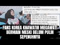 FANS KOREA KHAWATIR MEGAWATI BERMAIN MESKI BELUM PULIH SEPENUHNYA SETELAH RED SPARKS MENANG