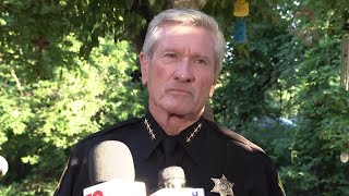 WATCH: Sheriff Leon Lott speaks with media during a memorial for Cyrus Carmack-Belton