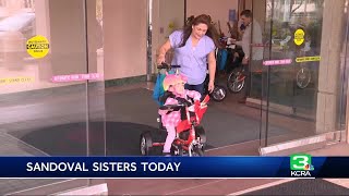 Once Conjoined Sacramento Co. Sisters Get Specially Designed Bikes