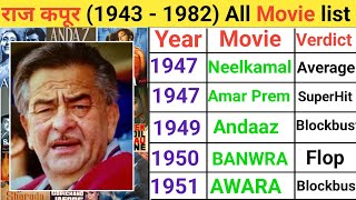Raj kapoor all movie list | Raj Kapoor ki film | Raj Kapoor movies