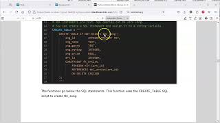 Part 3: Python SQLite Relational Database - Create Database