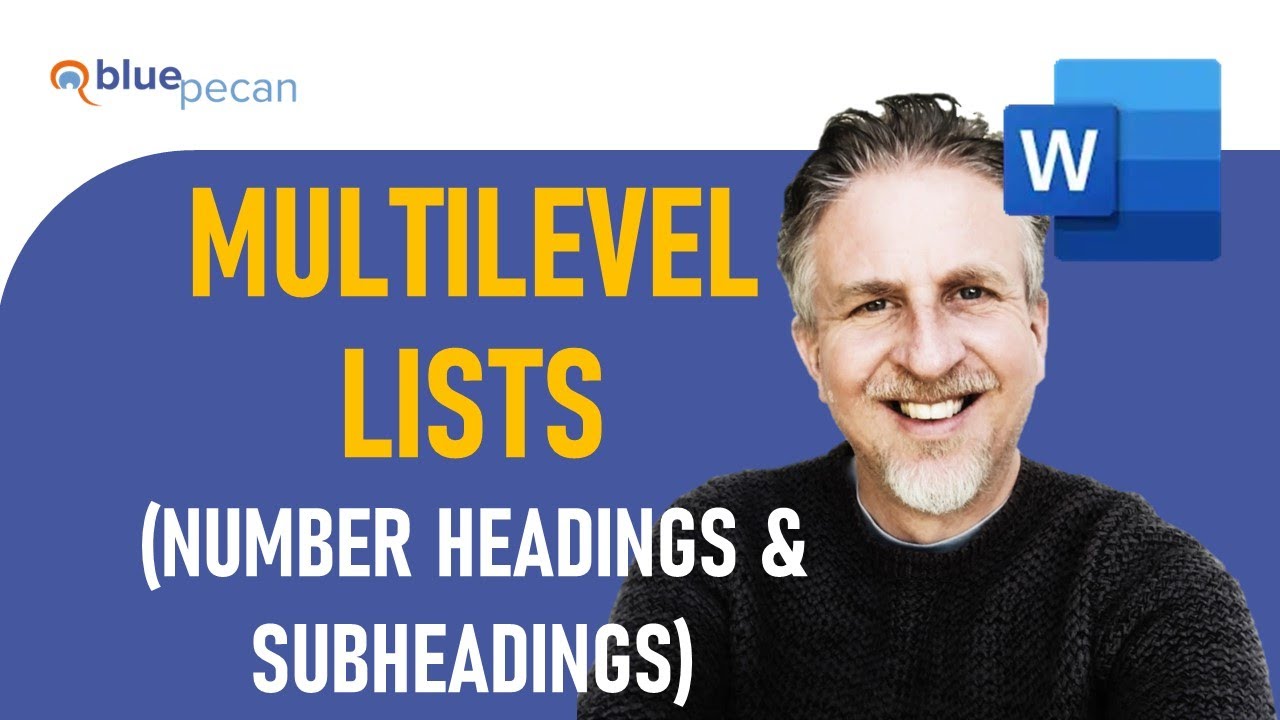 How To Apply Multilevel Numbering In Microsoft Word | Numbering ...